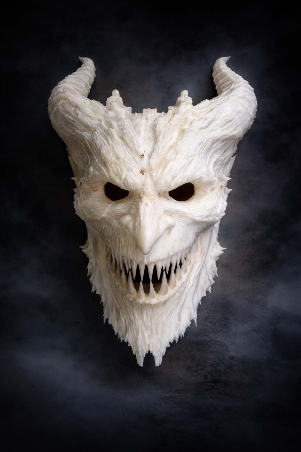 Hexenmeister / Dämon Maske roh & unbehandelt für Fasnacht, Fasnet & Fasnt